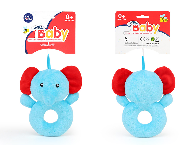 Plush Soothe Baby Rattles
