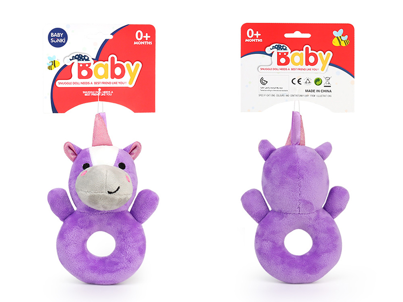 Plush Soothe Baby Rattles