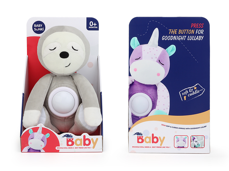 Plush Soothe Sloth With Light And Music