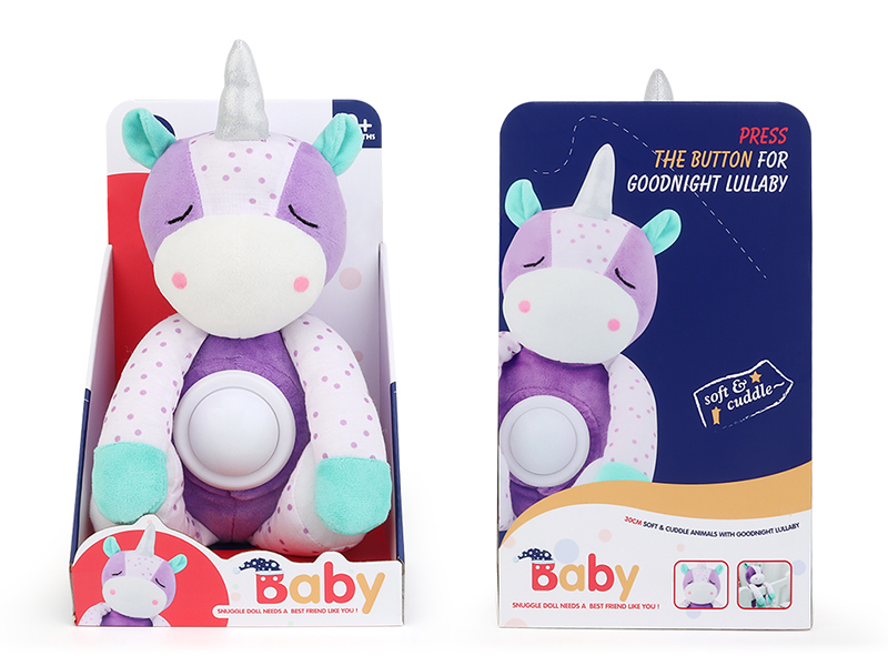 Plush Soothe Unicorn With Light And Music