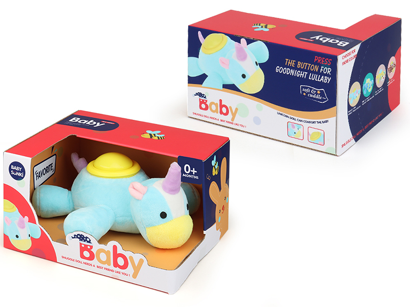 Plush Soothe Unicorn With Light And Music