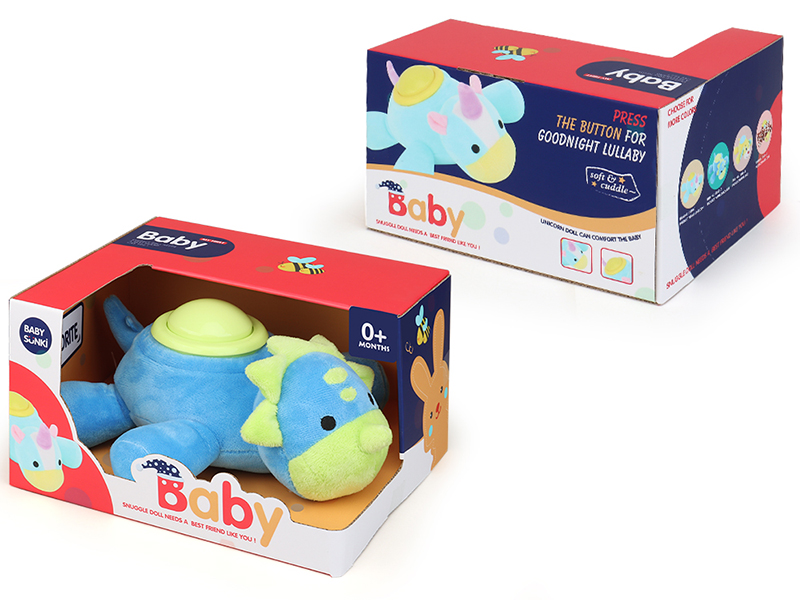 Plush Soothe Dinosaur With Light And Music