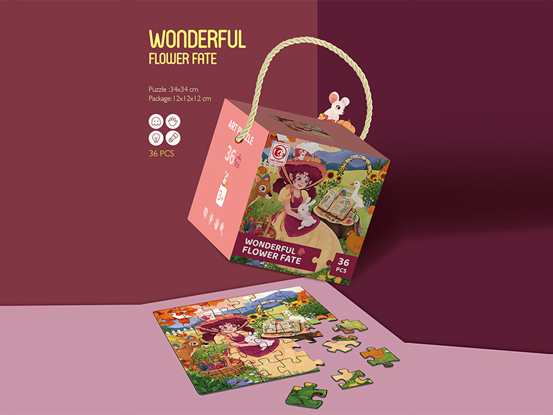 36PCS Wonderful Flower Fate Puzzle