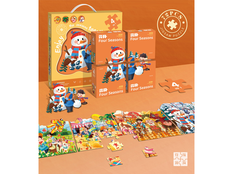 72PCS Four Seasons Puzzle
