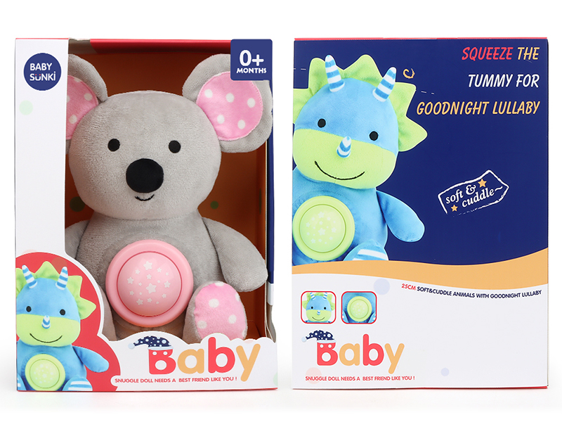 Plush Soothe Mouse With Sound And Light