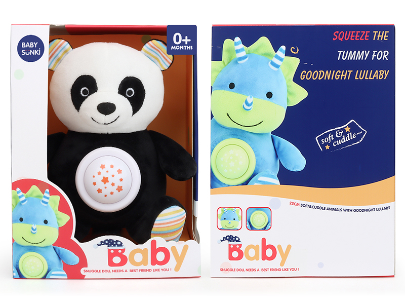 Plush Soothe Panda With Sound And Light