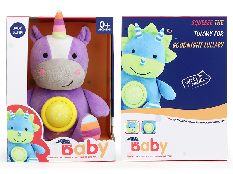 Plush Soothe Unicorn With Sound And Light