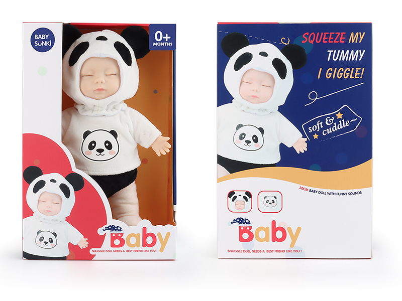 Plush Soothe Panda Doll With Laughter