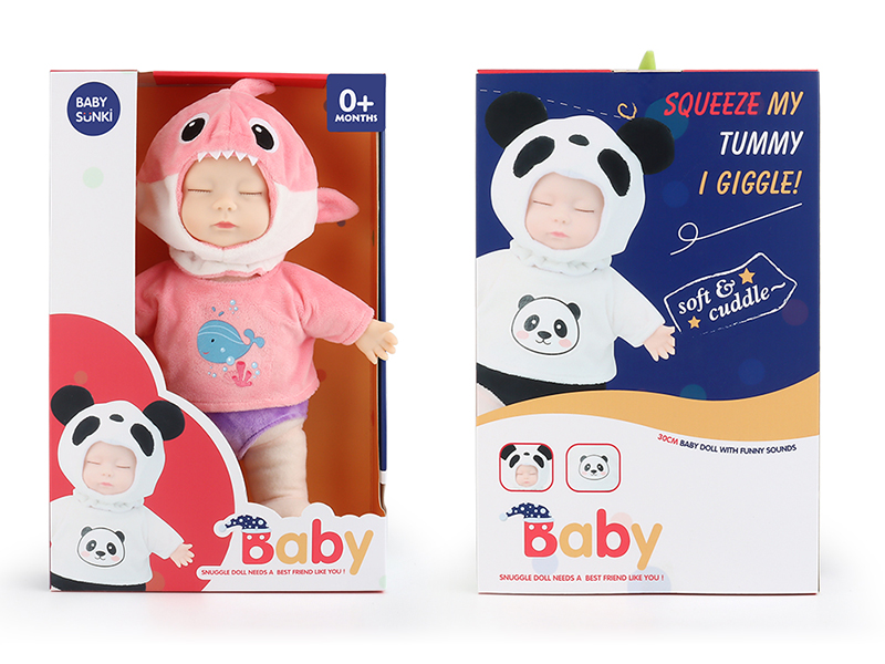 Plush Soothe Shark Doll With Laughter