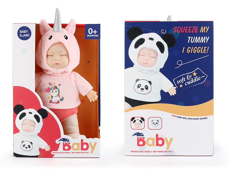 Plush Soothe Unicorn Doll With Laughter