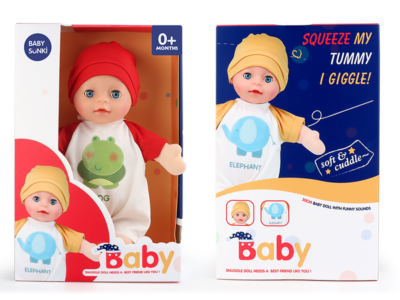 Plush Soothe Baby Doll With Laughter