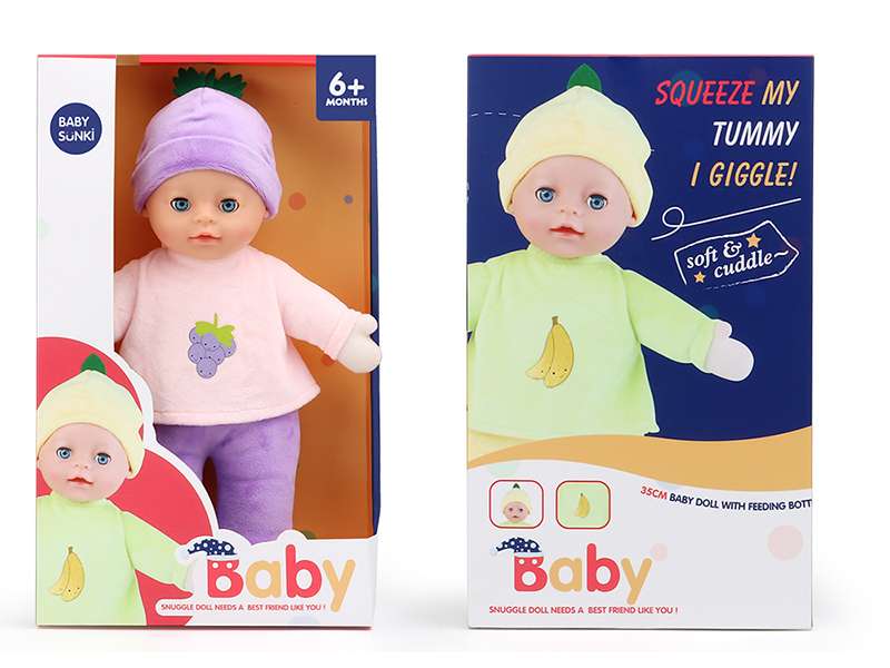 Plush Soothe Baby Doll With Laughter