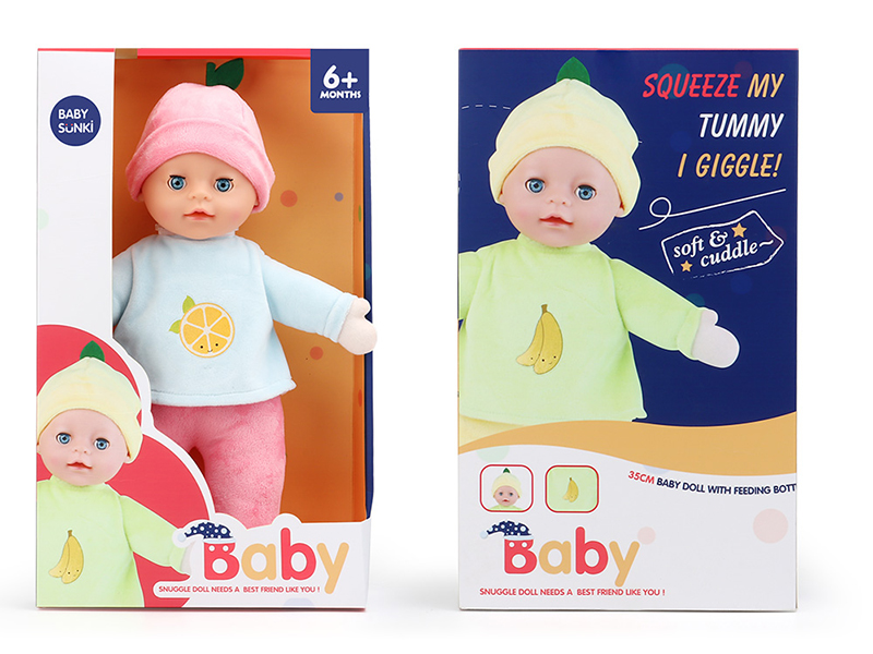 Plush Soothe Baby Doll With Laughter