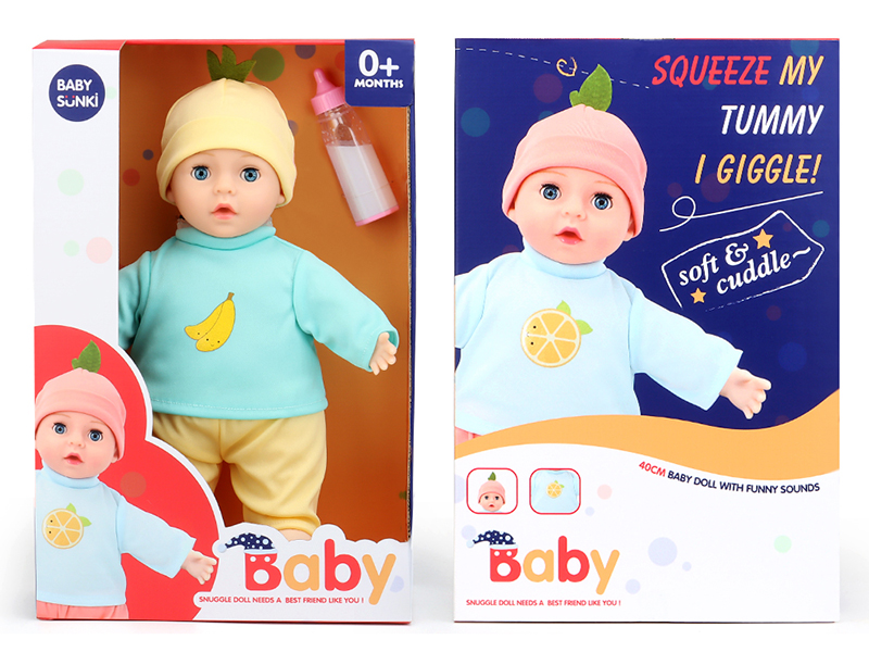 Plush Soothe Baby Doll With Laughter