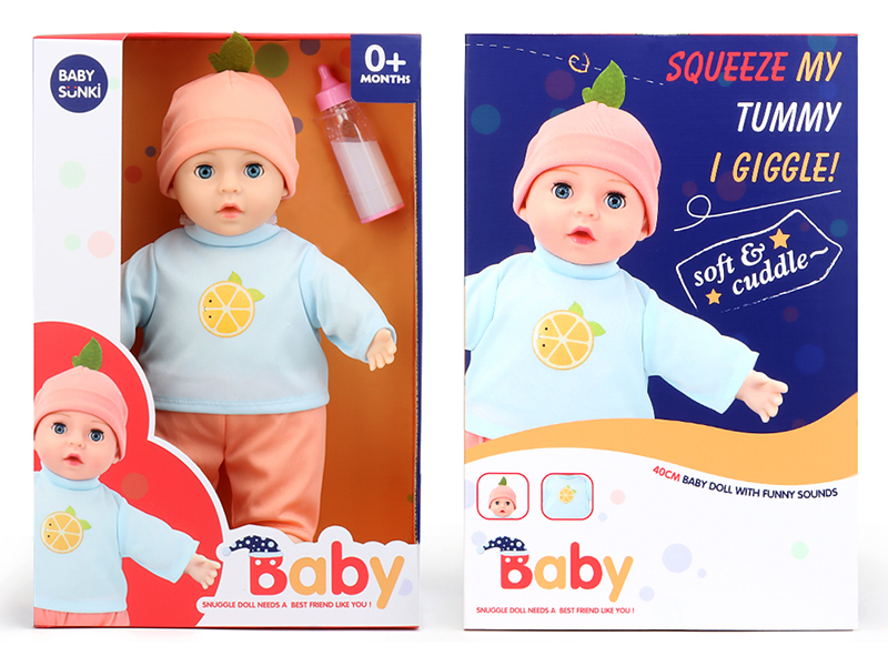 Plush Soothe Baby Doll With Laughter