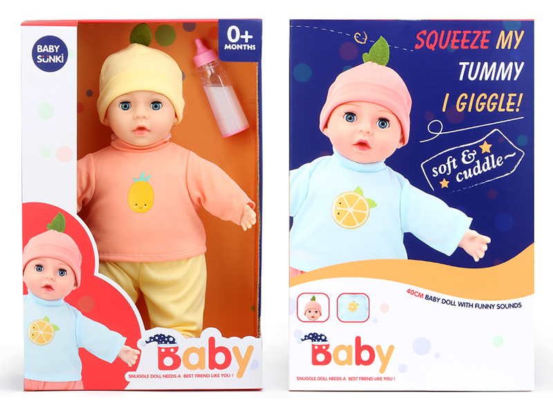 Plush Soothe Baby Doll With Laughter