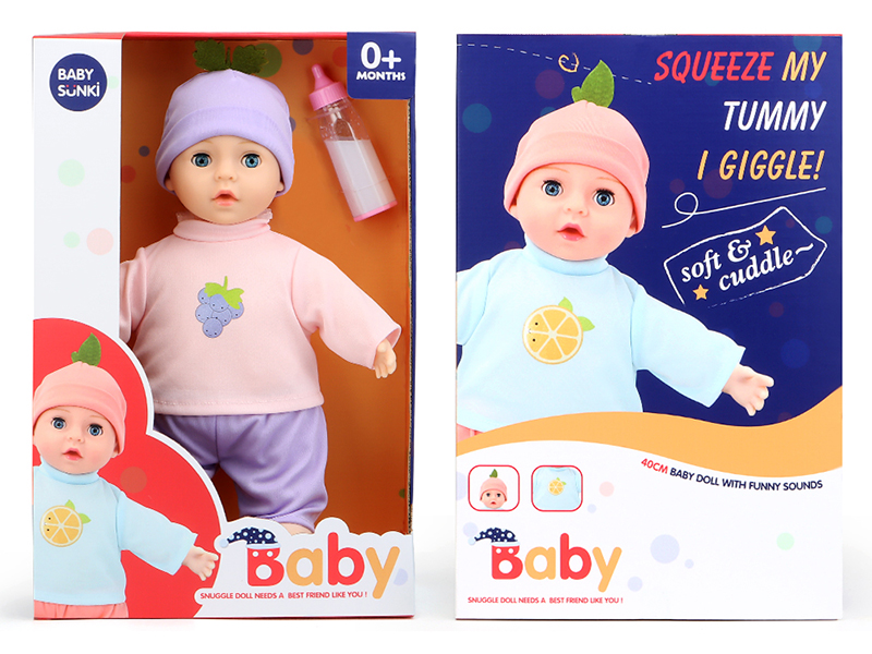 Plush Soothe Baby Doll With Laughter