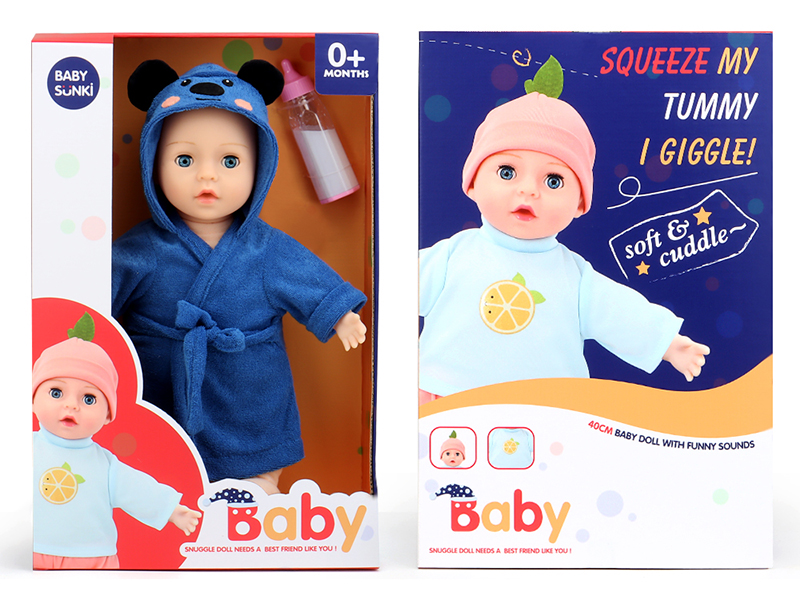 Plush Soothe Baby Doll With Laughter