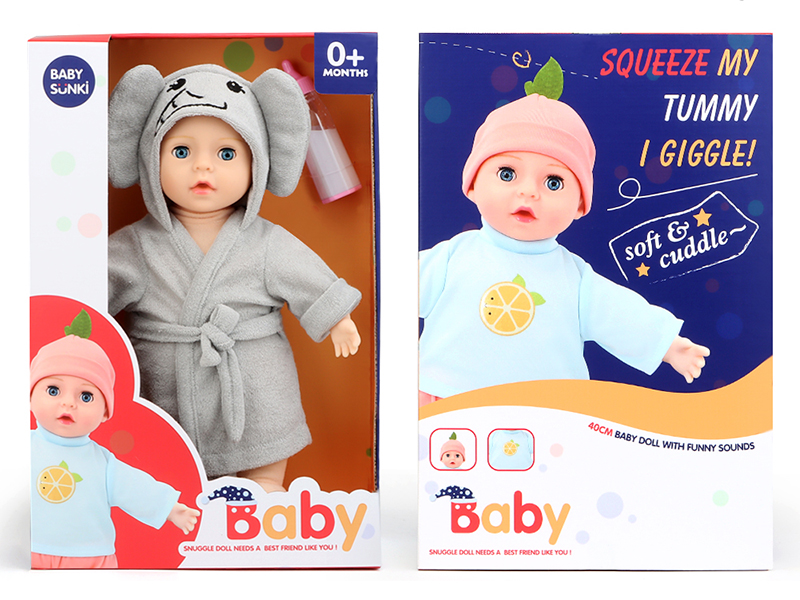 Plush Soothe Baby Doll With Laughter