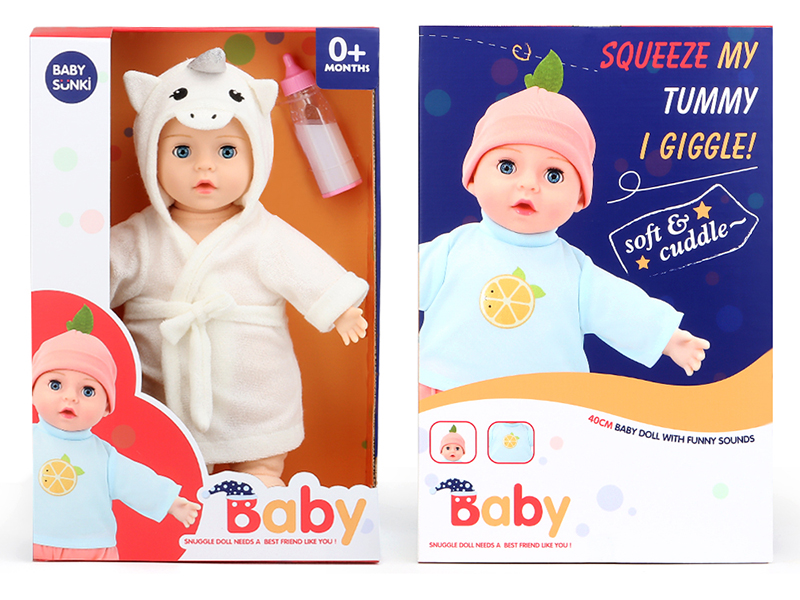 Plush Soothe Baby Doll With Laughter