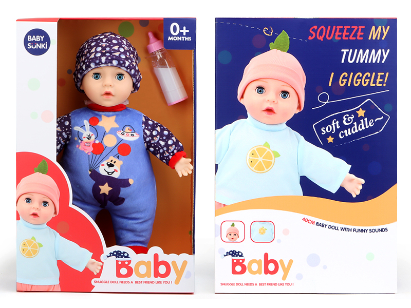 Plush Soothe Baby Doll With Laughter