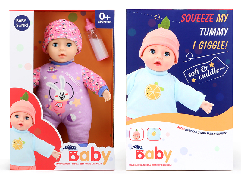 Plush Soothe Baby Doll With Laughter