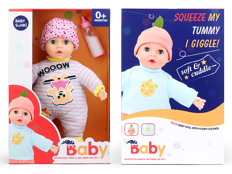 Plush Soothe Baby Doll With Laughter