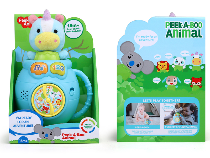 Baby Toys Peek-A-Boo Animal Unicorn