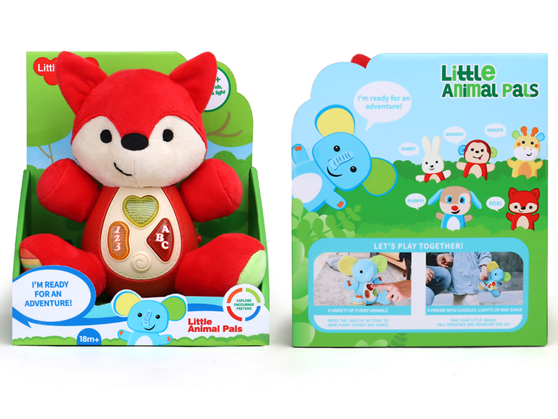 Plush Fox With Light And Music