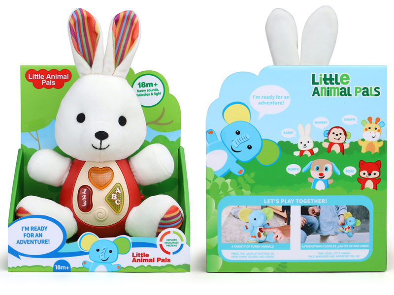 Plush Rabbit With Light And Music