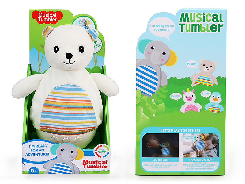 Plush Bear Tumbler With Light And Music