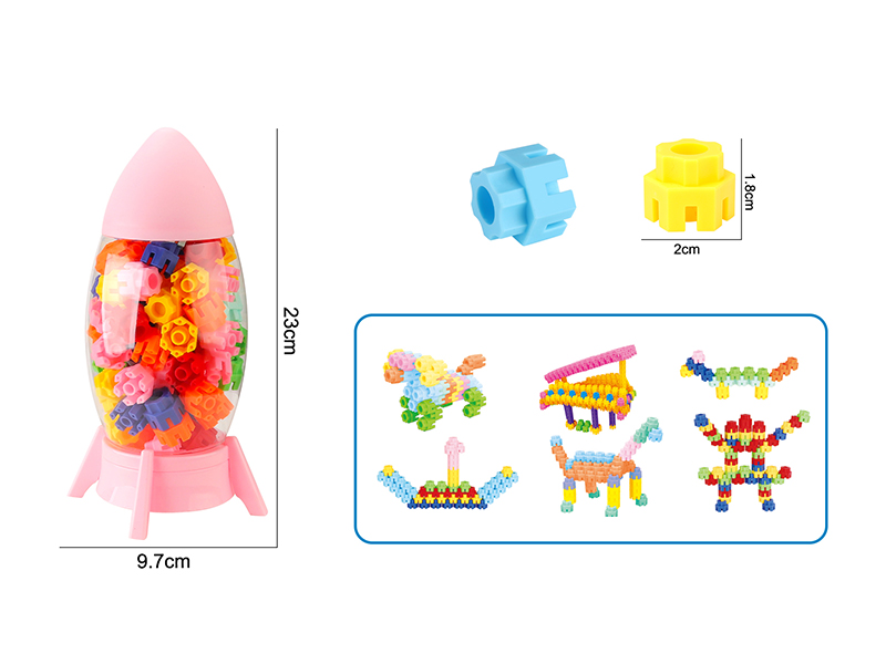 Hexagonal Building Blocks 76PCS