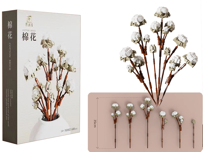 Cotton Brick Building Blocks 647pcs