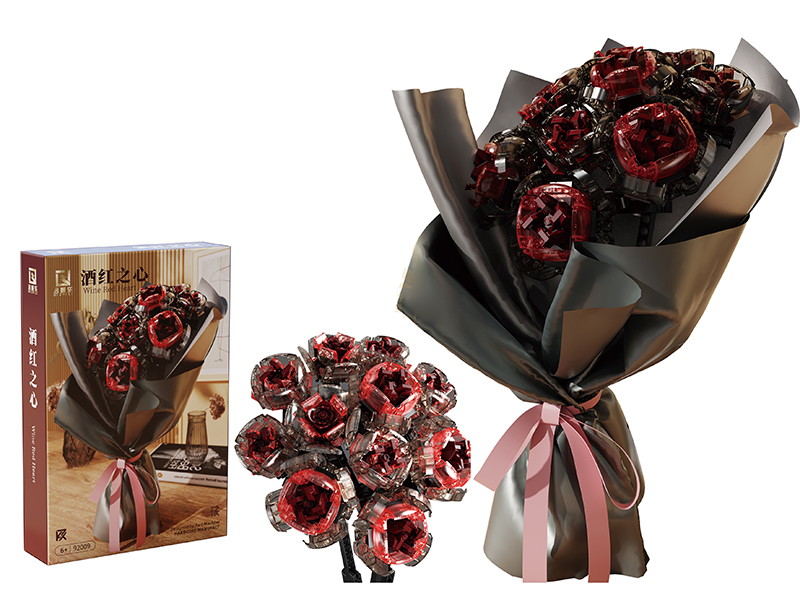 Rose Bouquet Building Blocks 776pcs