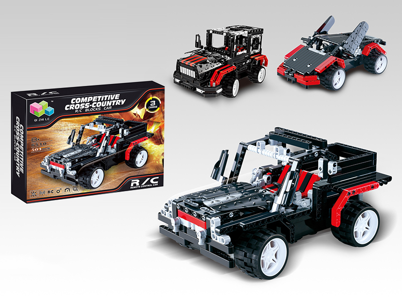 Three Changes Remote Control Building Blocks Car 503PCS