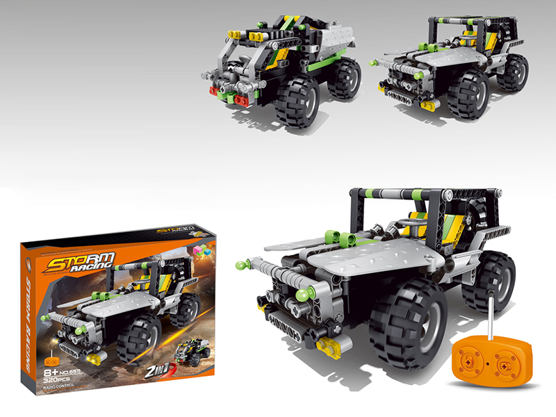 2 In 1 Remote Control Building Blocks Car 320PCS