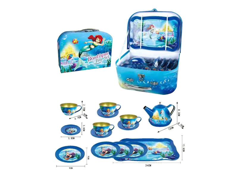 Cartoon Mermaid Tea Set Gift Box