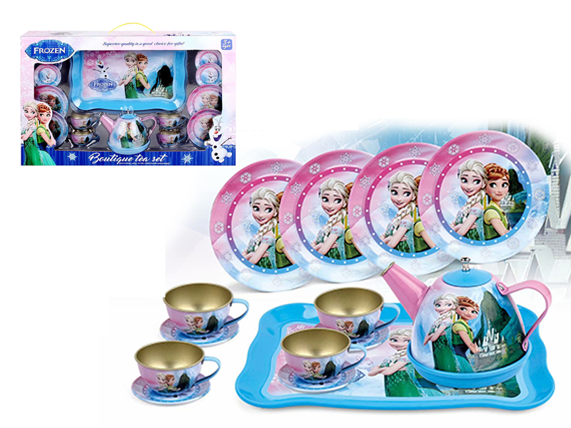 Tinplate Old Ice And Snow Tea Set