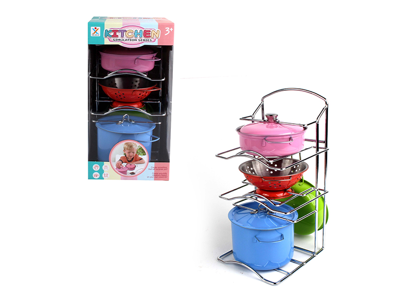 Stainless Steel Tableware Toys (Paint Baking)