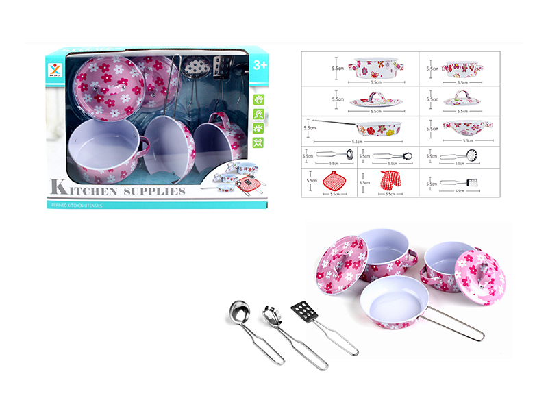 Stainless Steel Tableware Toys (Paint Baking)