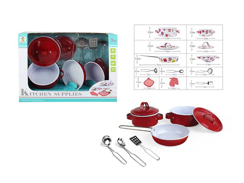 Stainless Steel Tableware Toys (Paint Baking)