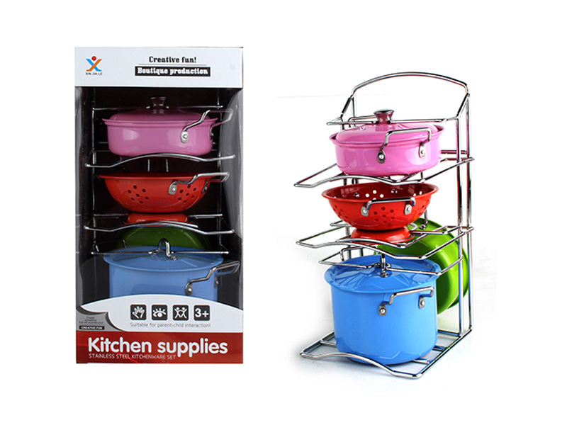 Stainless Steel Tableware Toys (Paint Baking)