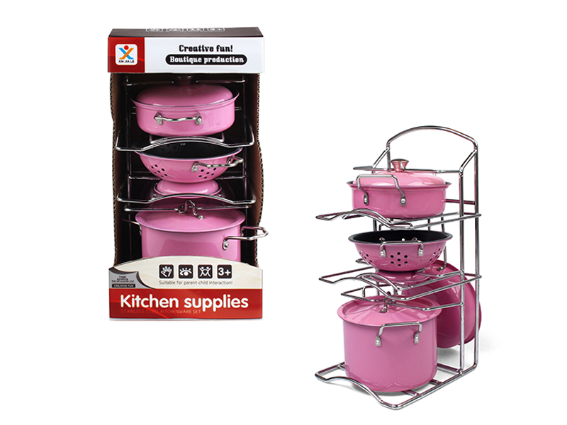Stainless Steel Tableware Toys (Paint Baking)