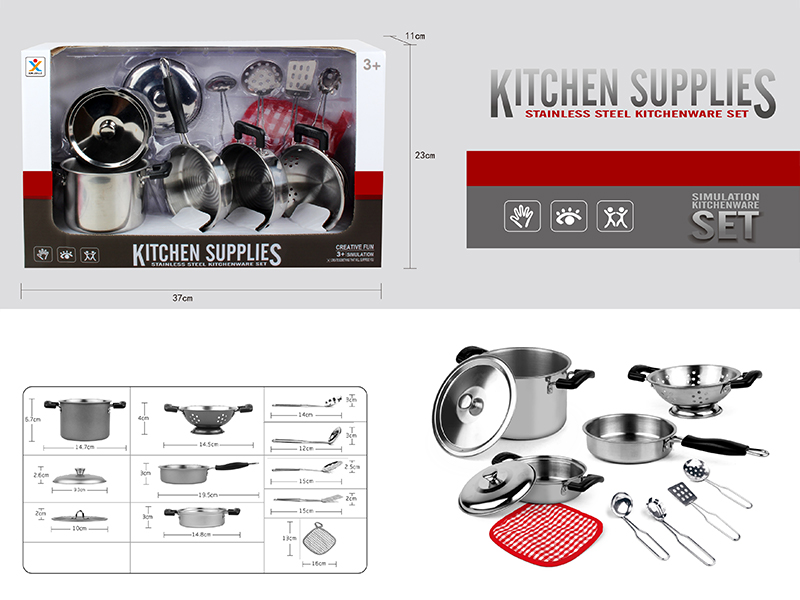 Stainless Steel Tableware Toys