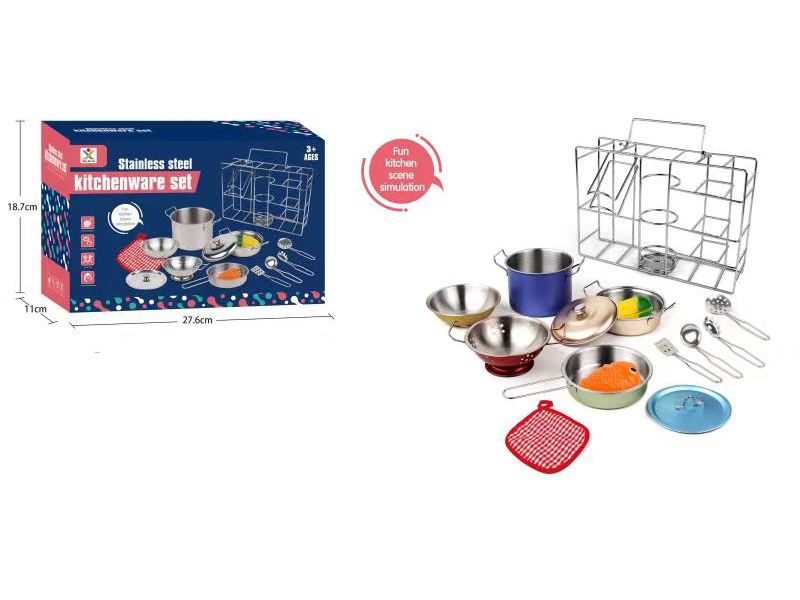 Stainless Steel Tableware Toys (Paint Baking)