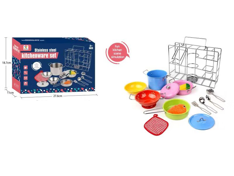 Stainless Steel Tableware Toys (Paint Baking)