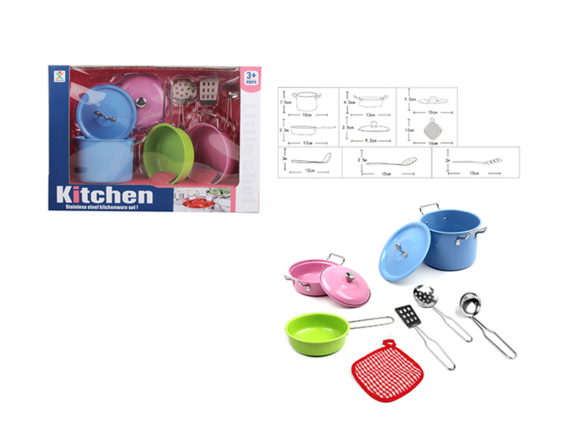Stainless Steel Tableware Toys (Paint Baking)
