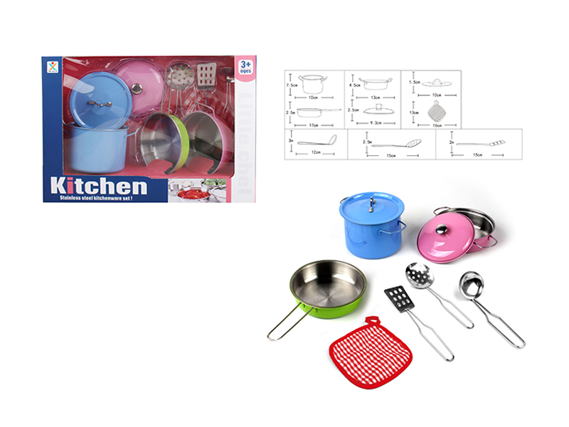 Stainless Steel Tableware Toys (Paint Baking)