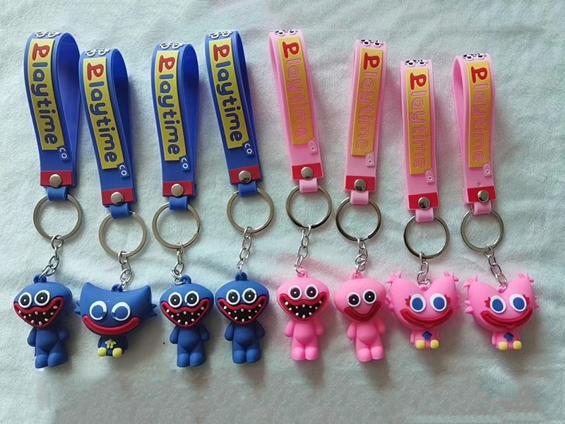 Silicone Poppy Playtime Keychain