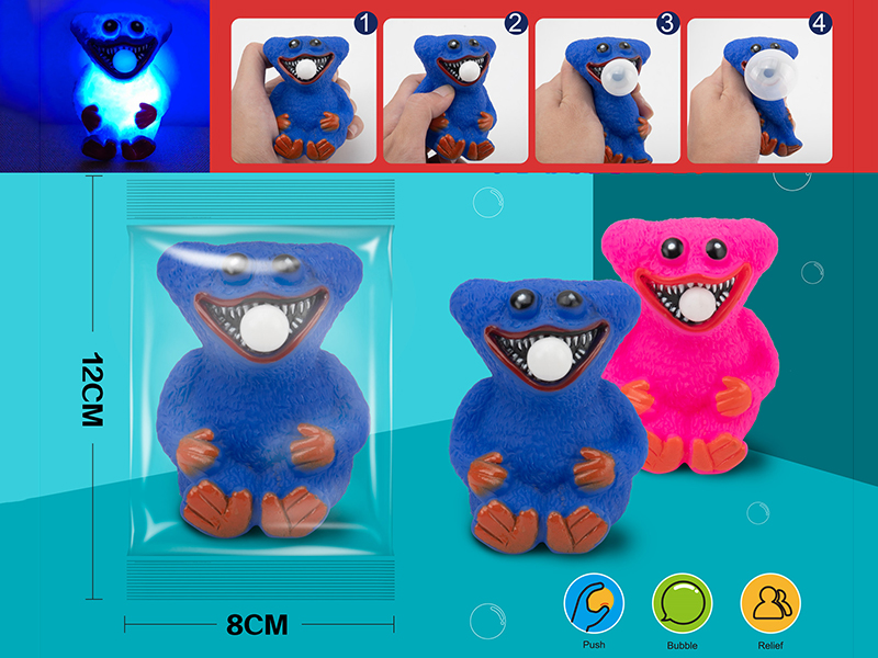 Bubble-Blowing Poppy Playtime Doll(With Light)